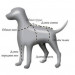 OSSO Fashion комбинезон для собак из флиса на молнии р32 черный (мальчик)